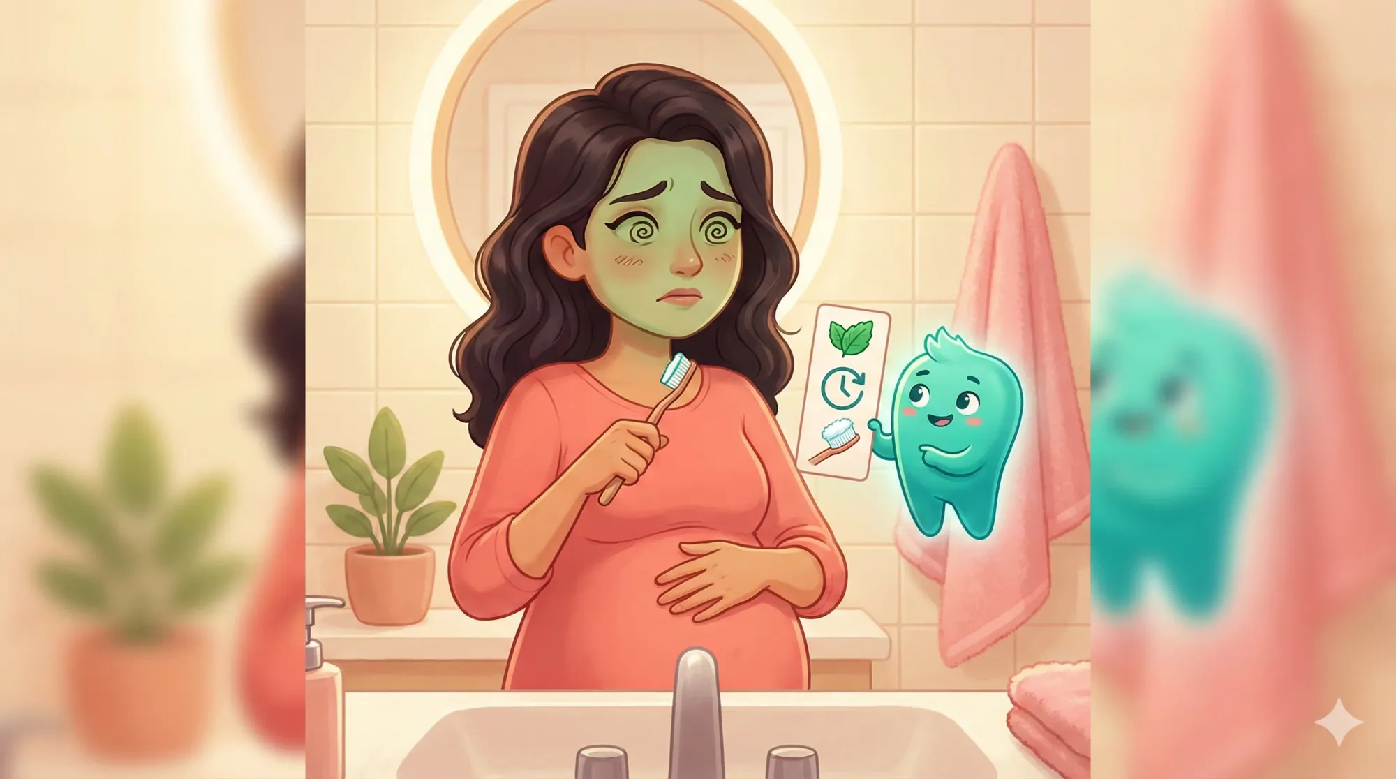 Sabah bulantısında doğru diş fırçalama yöntemi